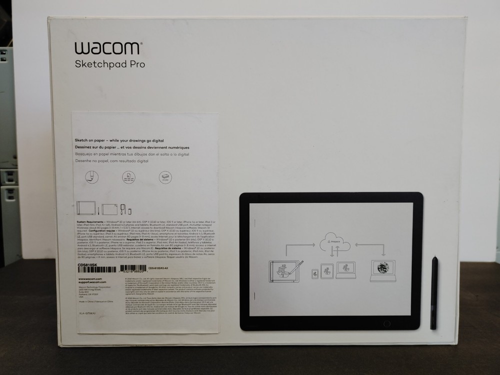 Wacom Sketchpad Pro Graphic Pen Drawing Tablet *open box*