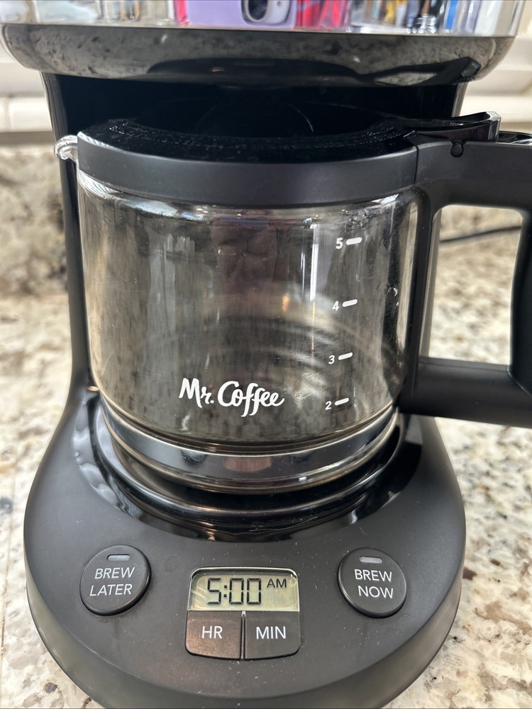 Mr. Coffee Programmable Coffee Maker 5-Cup Black Excellent Condition