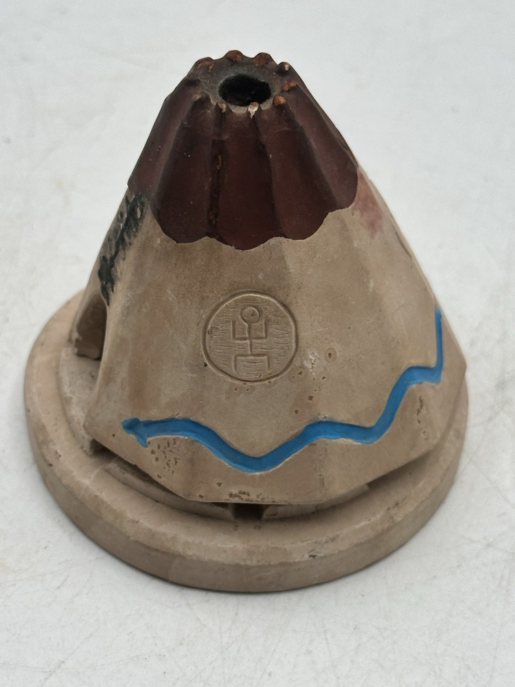 Vintage Ceramic Teepee Incense Burner SANTA FE