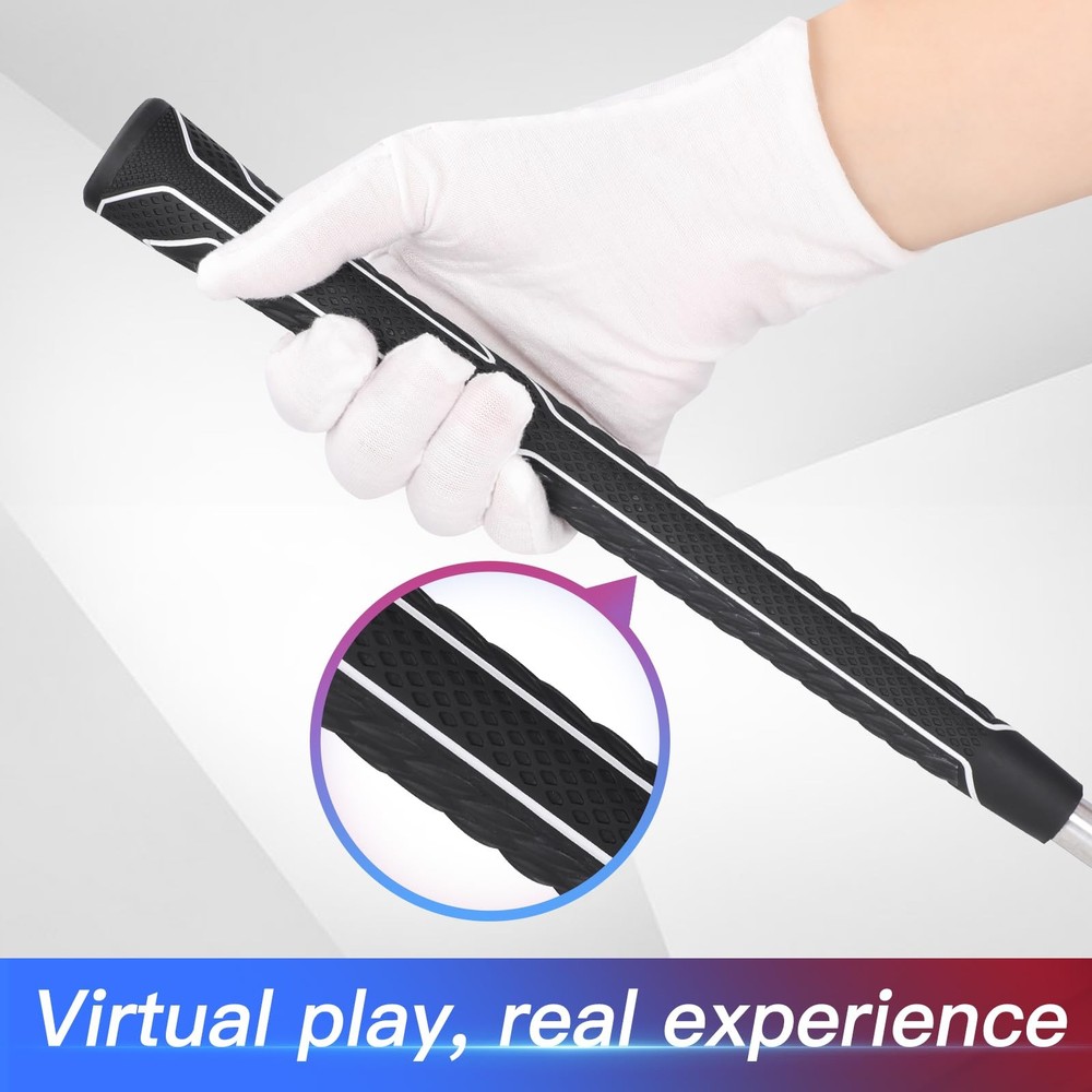 VR Weighted Golf Club Compatiable for Meta 3/Quest 3S Controller Attachment
