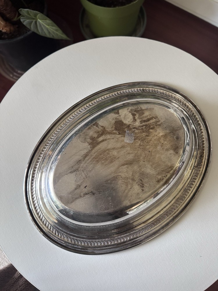 Silver Plated Vintage Fruit Bowl