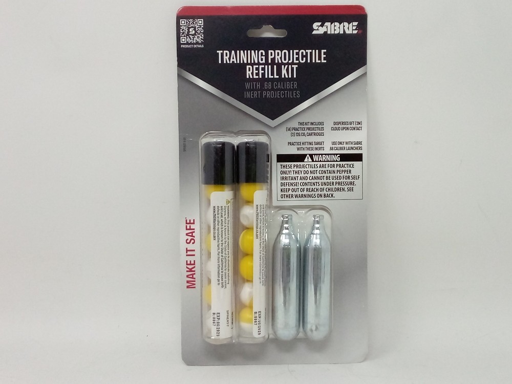 Sabre Training Projectile Refill Kit Inert Practice SPINERT-R-01