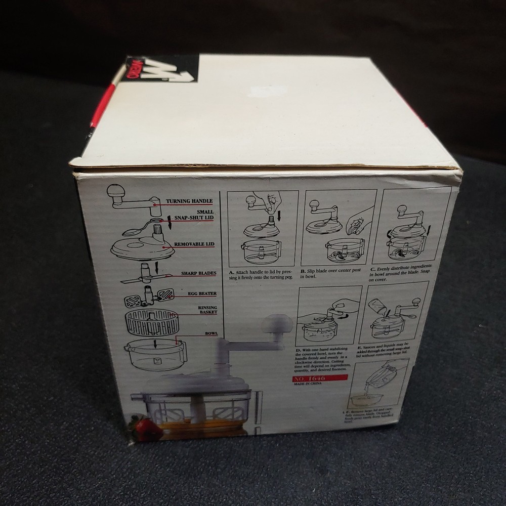 Metro Quick Chop Mini Chopper/ Blender Model 1646