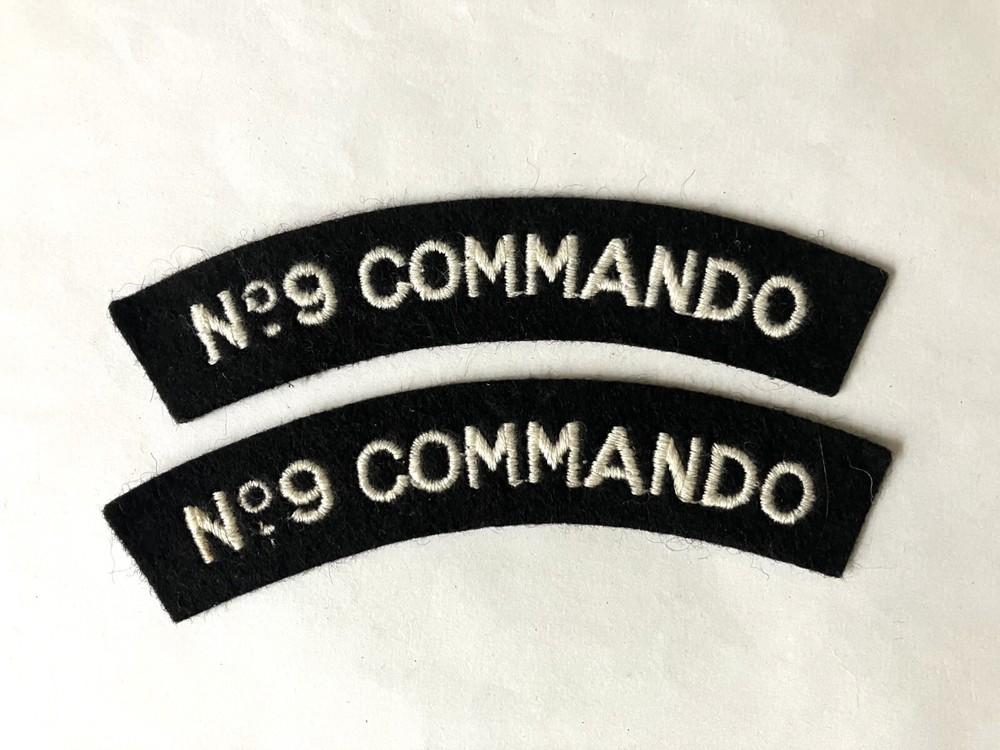 British Army No 9 Commando shoulder titles