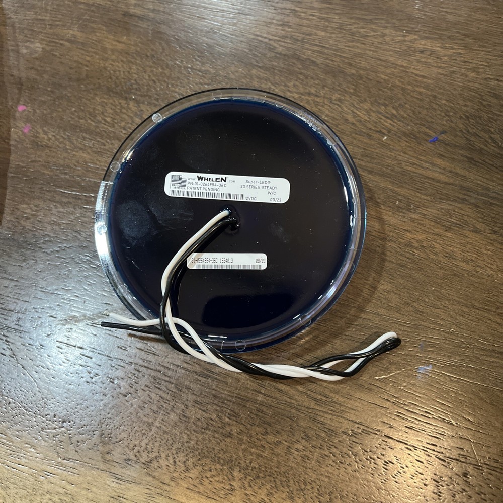 Whelen Compartment Light- 4" Round LED 2G Series