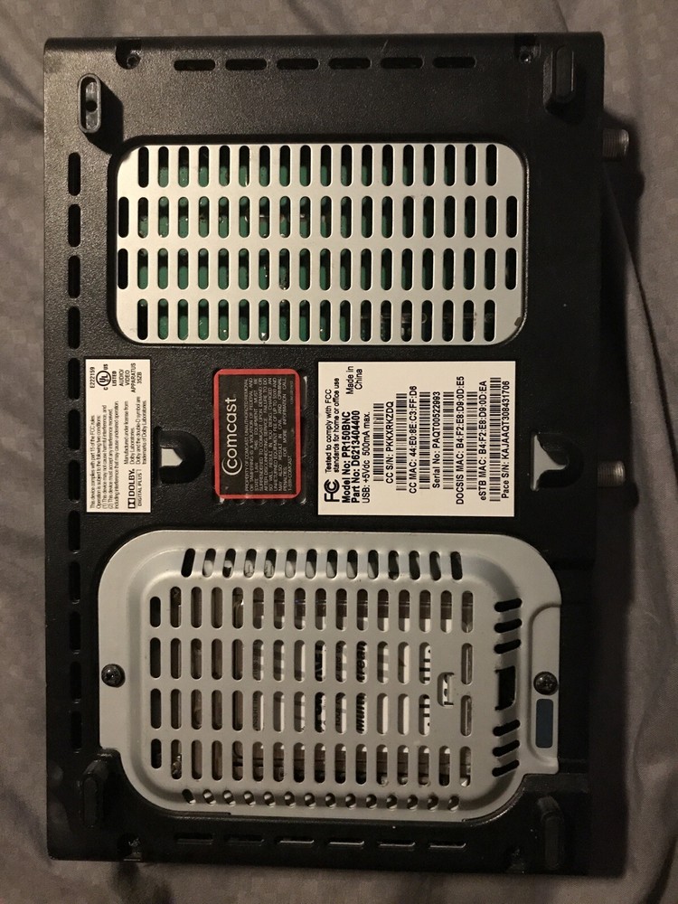 Comcast Xfinity Cable Box PR150BNC No Power cord