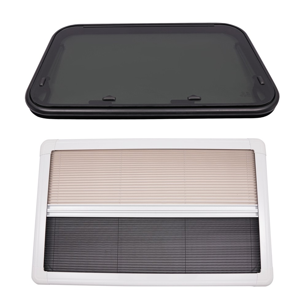 36” W X 22” H RV Exit Window Ultra Thick Tempered Glass Camper Emergency Window!