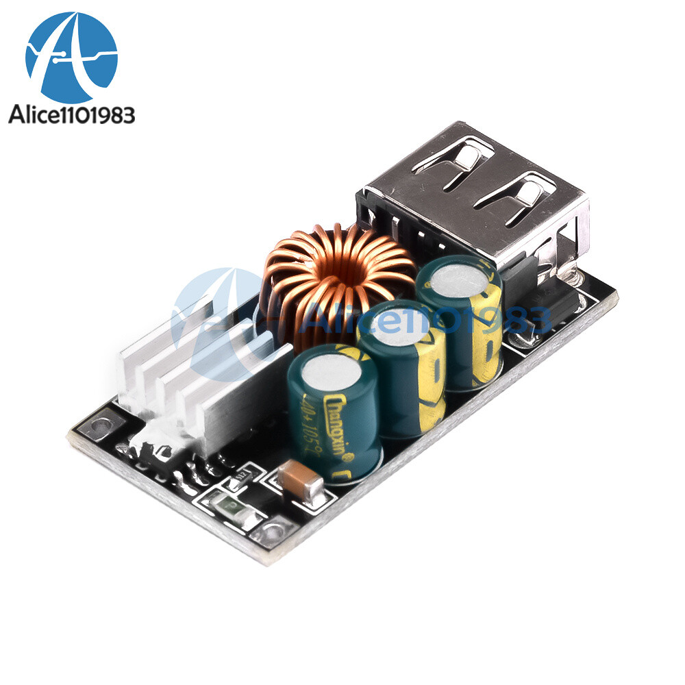 USB Mobile Phone Charging Board Fast Charging Car DIY Conversion Module DC Buck