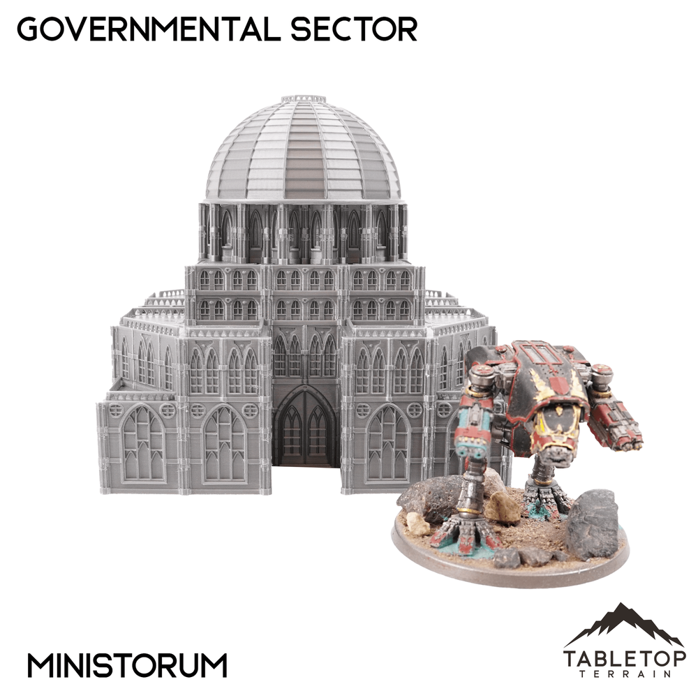 Governmental Sector 8mm Scale Building Pack - 6mm Tabletop Wargaming