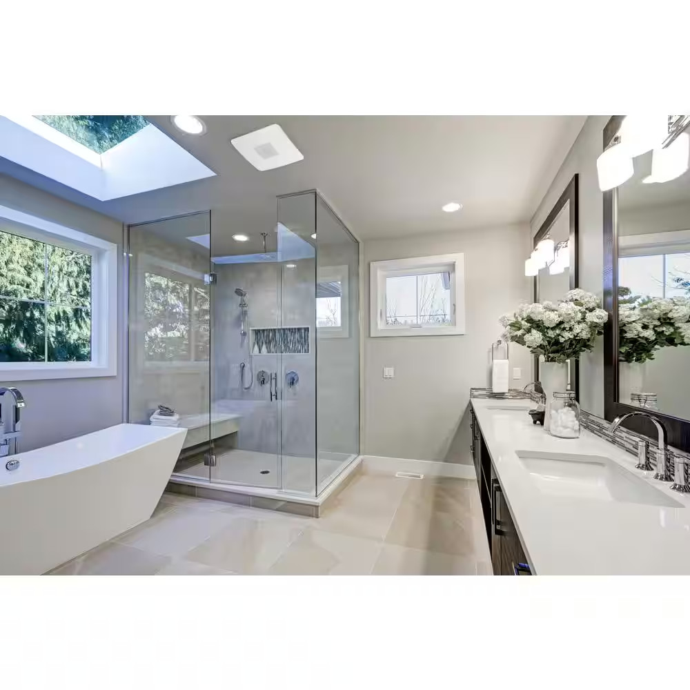 80 CFM Ceiling Easy Roomside Installation Bathroom Exhaust Fan with Bluetooth Sp