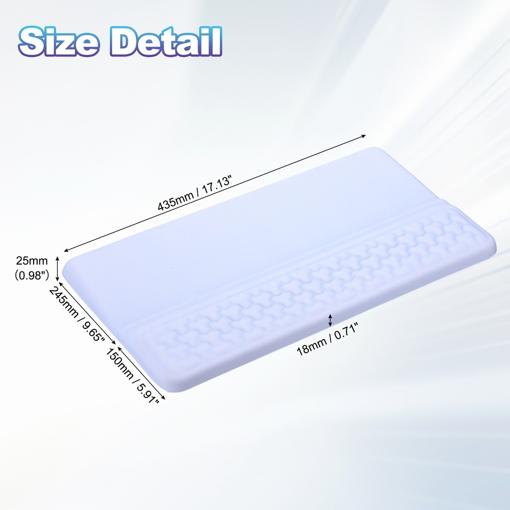 Computer Keyboard Stand with Wrist Rest, Computer Wrist Support, Blue