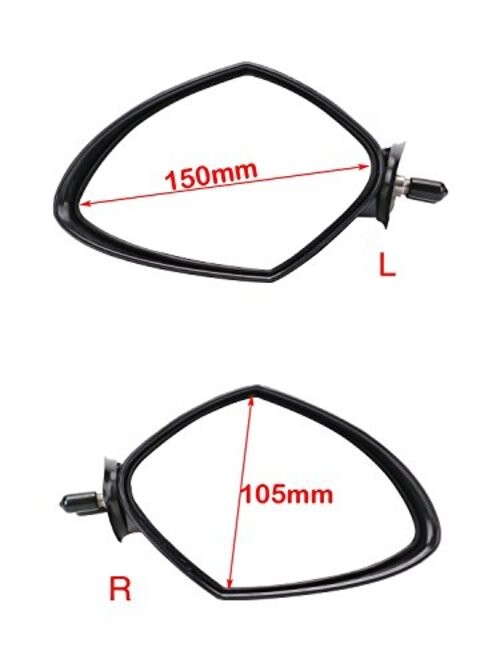 PWC WaveRunner 2005-2009 Mirror Kit (LEFT AND RIGHT) Compatible LEFT&RIGHT SET