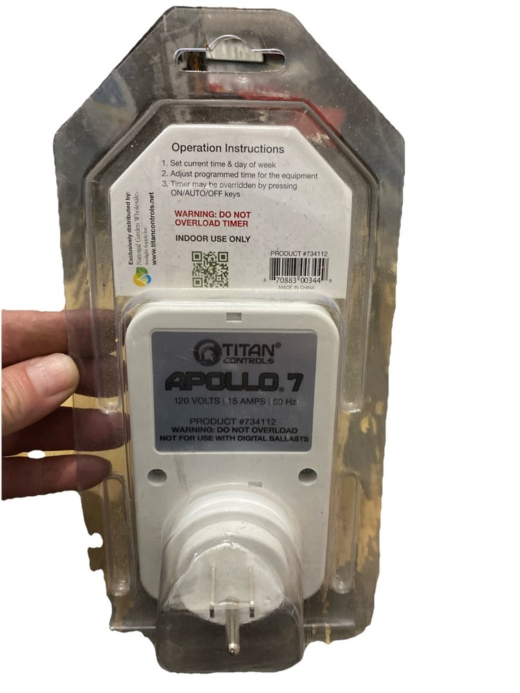 Titan Controls Apollo 7 Digital Timer One Outlet, Model #734112