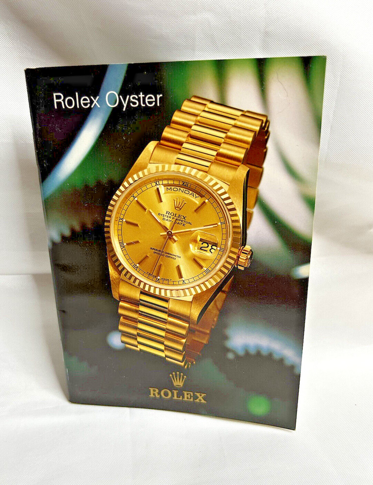 Rolex Oyster Catalog Brochure 1990’s