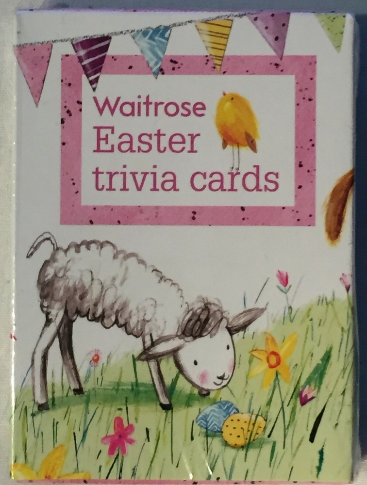 Waitrose Easter Trivia Cards