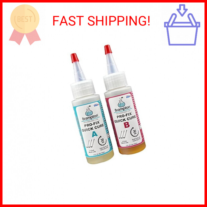 Brampton PRO-FIX Quick Cure Golf Epoxy - 30 Minute Golf Club Repair - Golf Epoxy