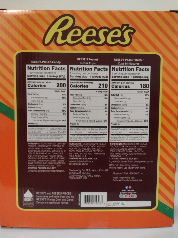 Reeses Mugs And Chocolate Gift Box
