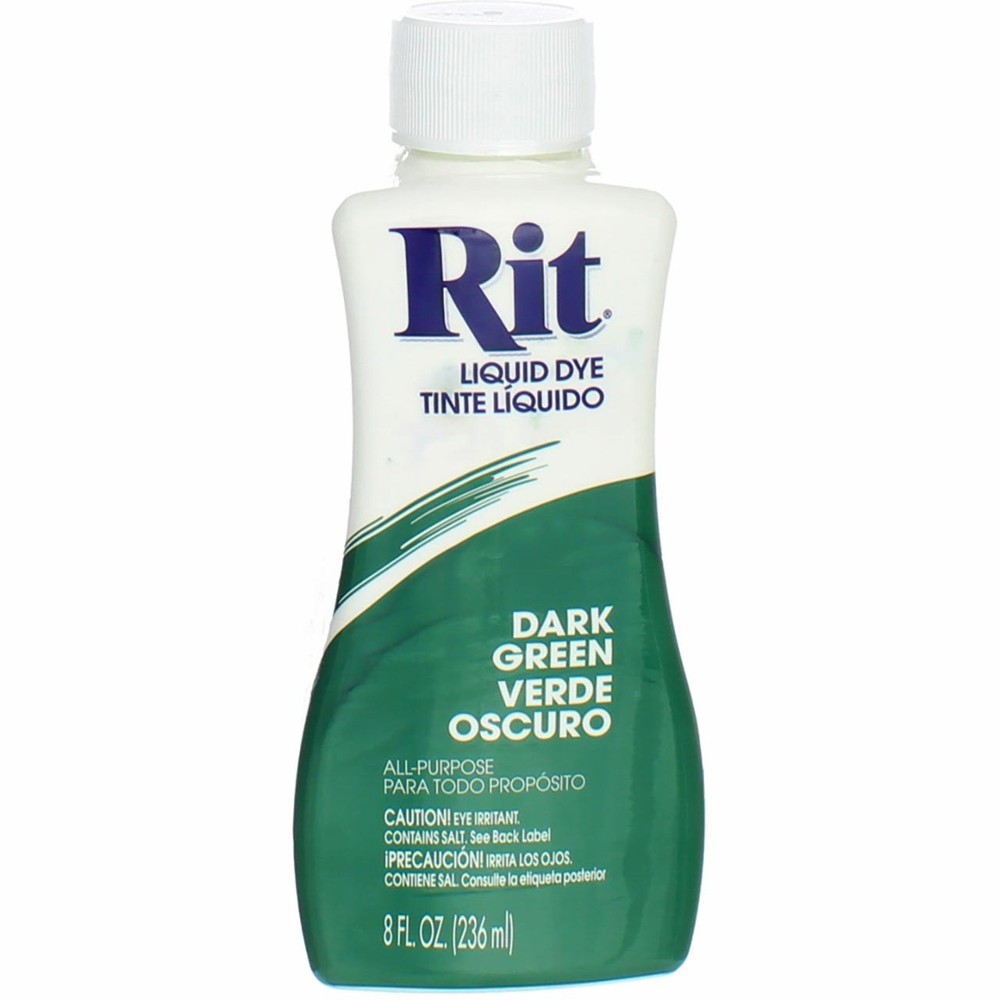 4 Pack Rit All-Purpose Liquid Dye, Dark Green, 8 fl oz