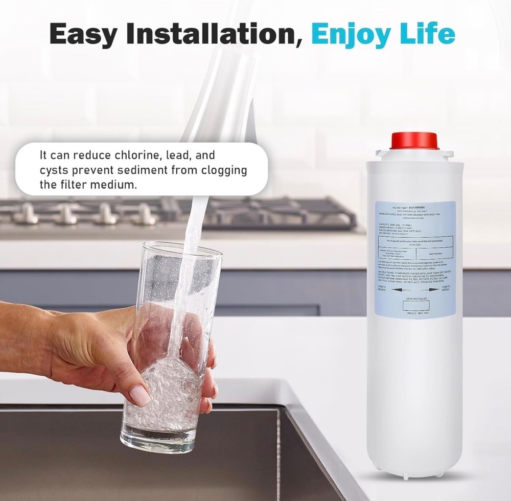 Replacement for Elkay 51300C Water Filter For EWF3000 New Open Box 1 Pack