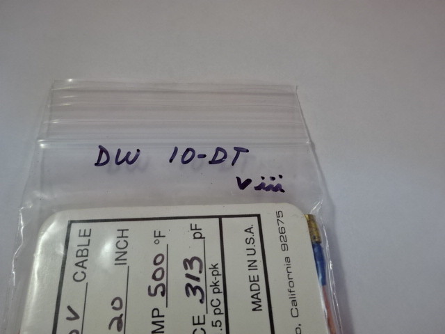 CABLE 10-32 low noise for MEGGITT ENDEVCO ACCELEROMETER VIBRATION SENSOR #10-DT