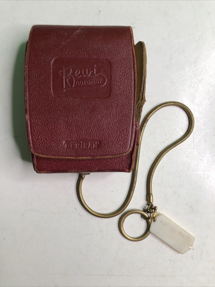 Bewi 1955 Automat Light Meter With Bertram Leather Case Vintage
