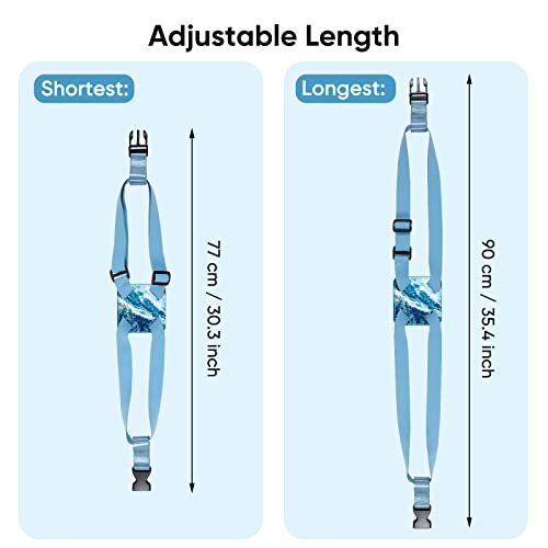 Luggage Strap, Bag Bungee Suitcase Adjustable Elastic Strap Belt Travel