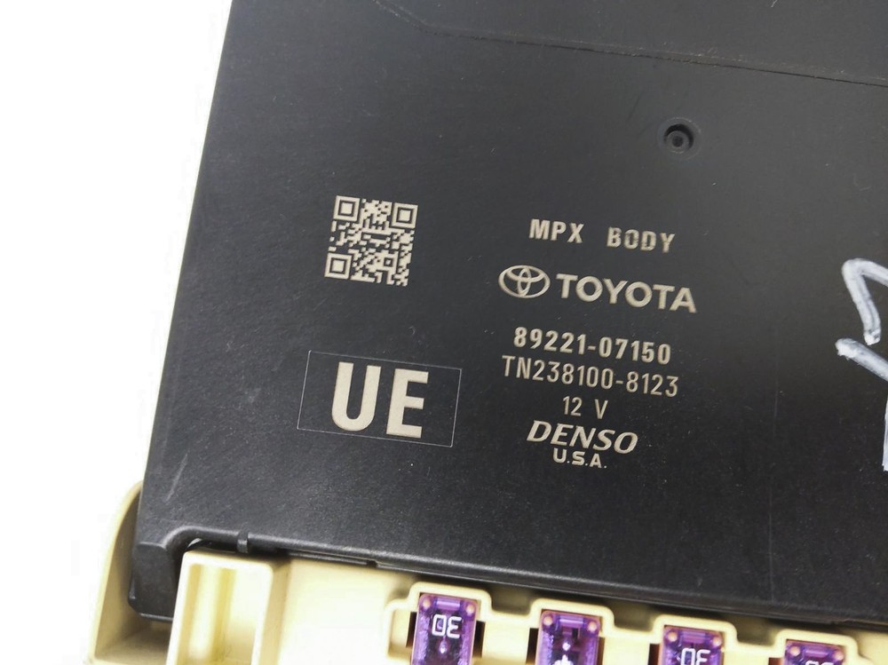 2019-2022 Toyota Avalon Multi Plex Network Computer Module Unit 89221-07150