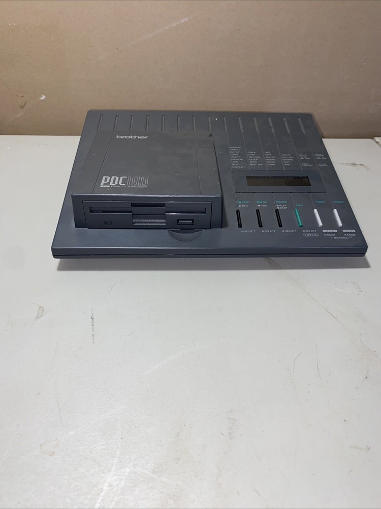 Brother PDC-100 (Pro Disk Composer) MIDI Sequencer As Is Untested