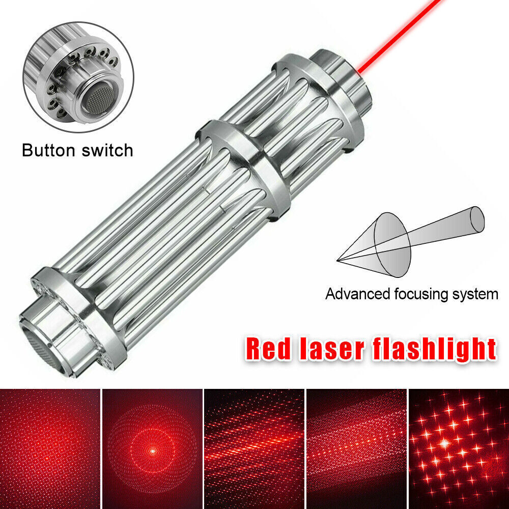 650NM Long Range Red Laser Pointer Adjustable Focus Beam Dot Light Kit