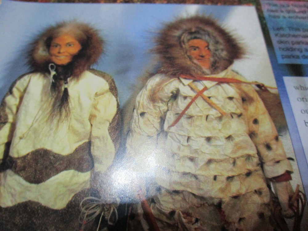 10pg Native Alaskan Doll History Article - Glossy Color Photos / Zerkel