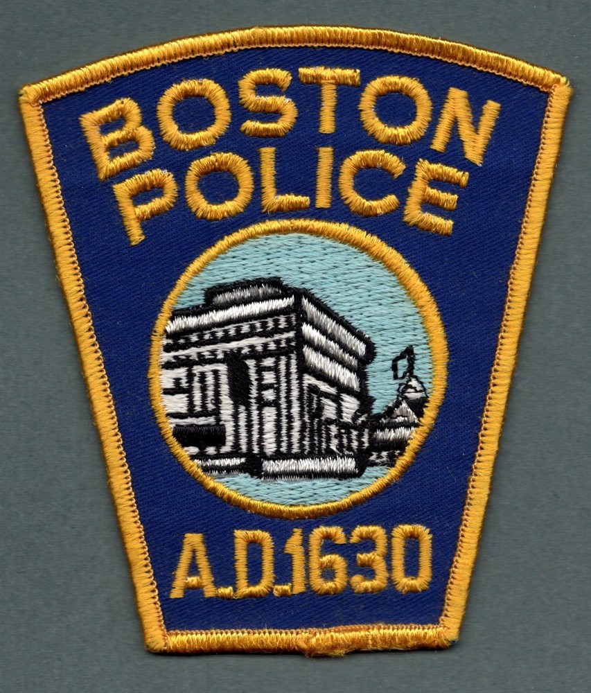 Boston Massachusetts Police Patch