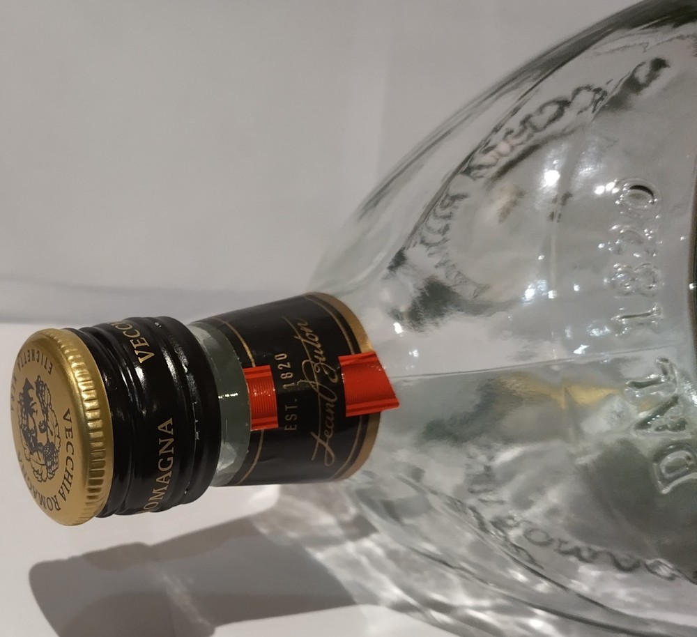 Jean Buton, Vecchia Romagna 100cl Empty Bottle