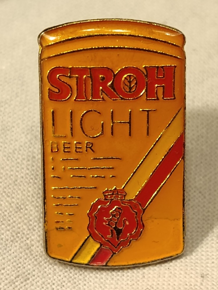 Vintage Strong Light Beer Can Lapel Pin