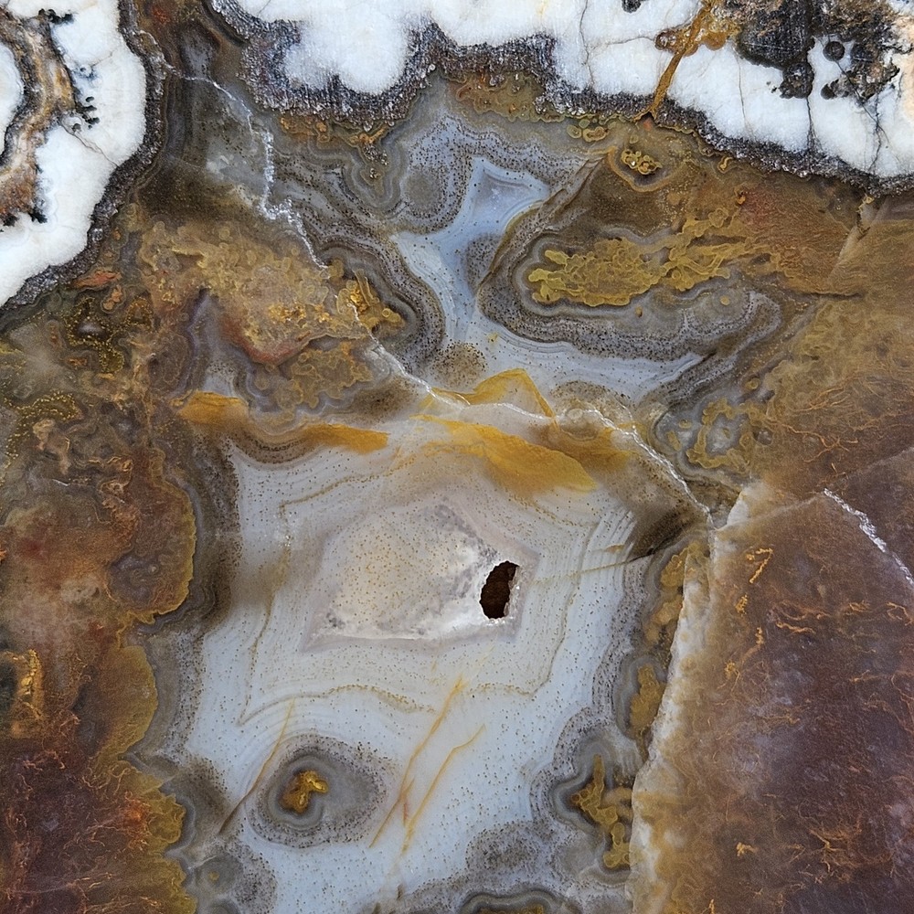 Agate Slab Locality Unknown 118 Grams