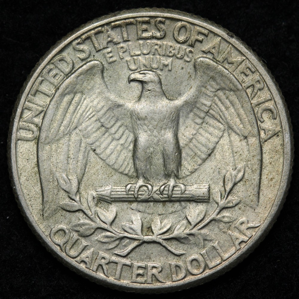 1934 Washington Silver Quarter AU+ E344 DKCE