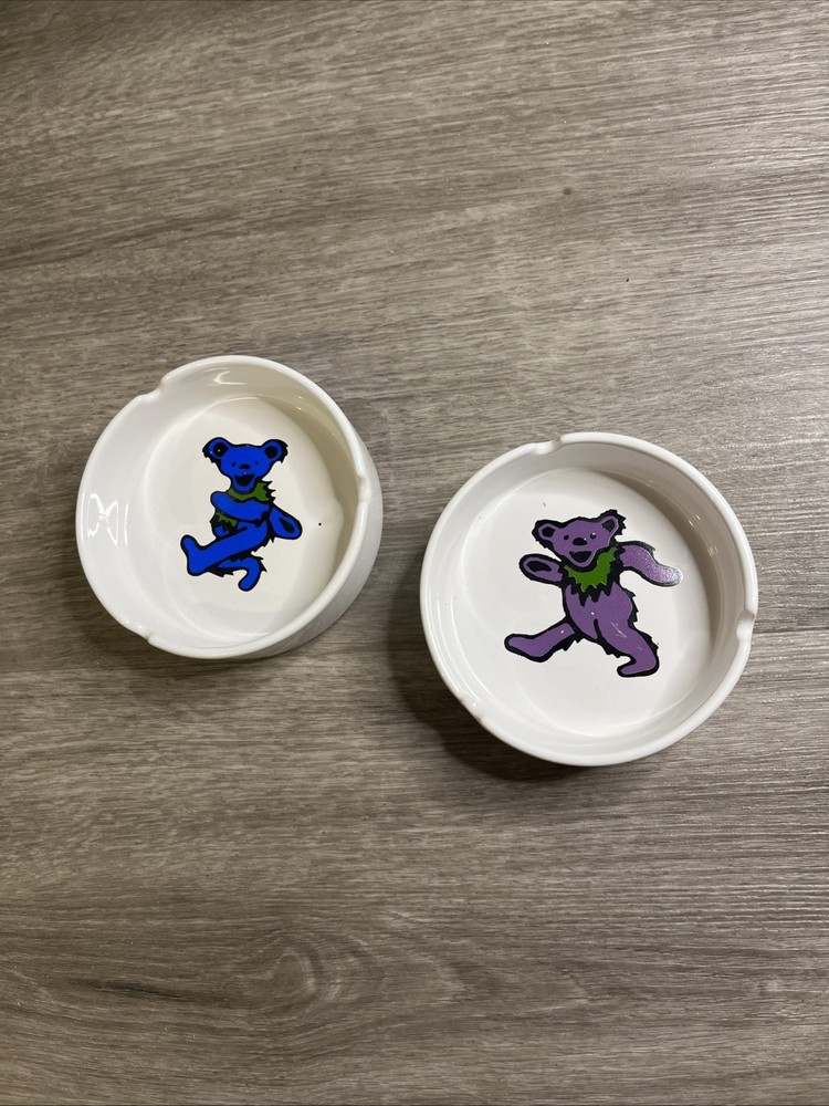grateful dead ashtray lot of 2 dancing bears