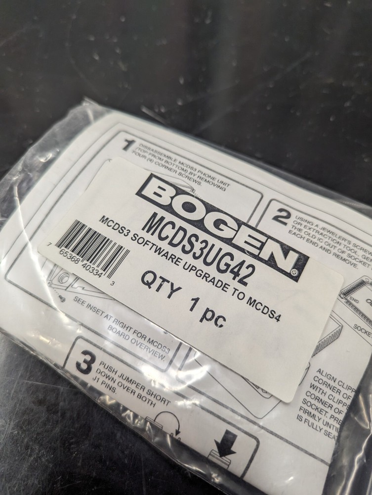 Bogen MCDS3UG42 Software Upgrade from MCDS3 to MCDS4 Phone Intercom