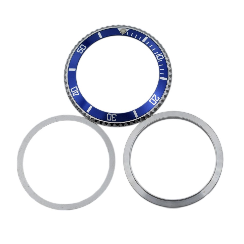 Blue Insert, Bezel, Spring, Retainer Ring For Rolex Submariner 5513 5512