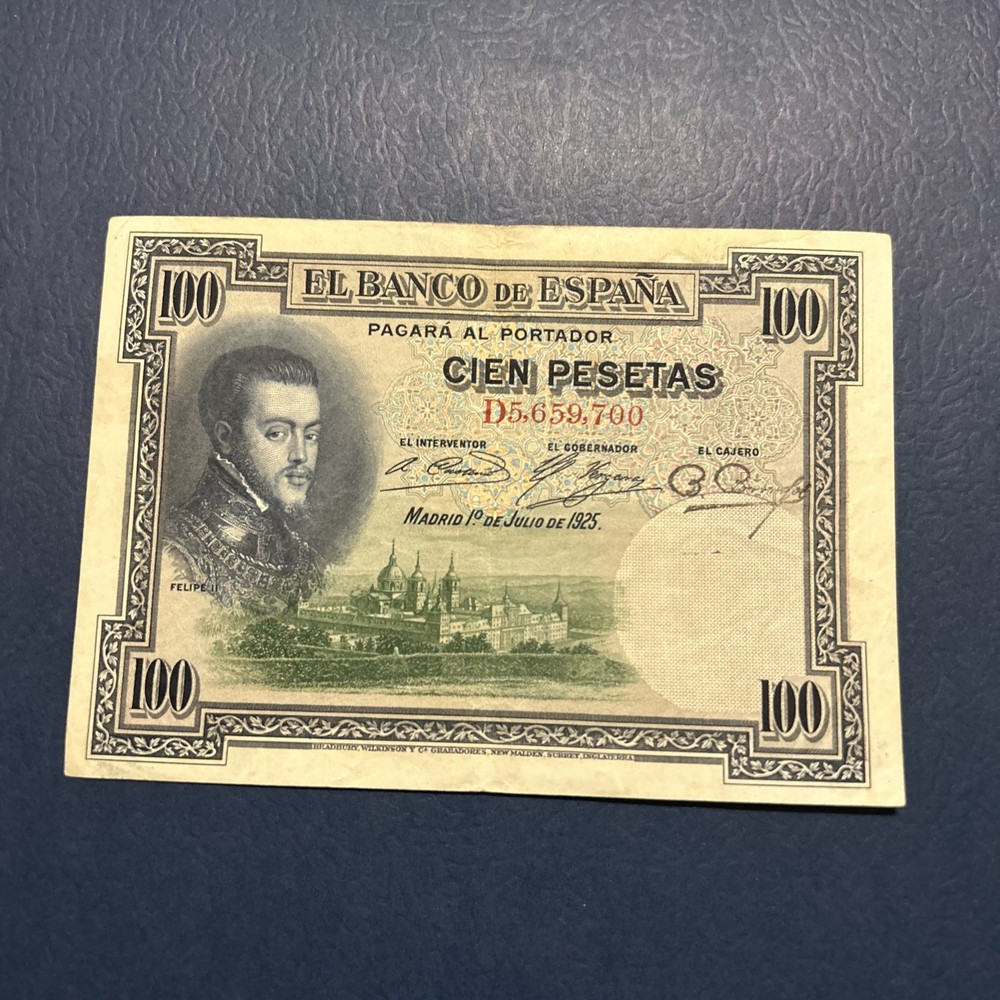 Spain- 100 Pesetas-1925