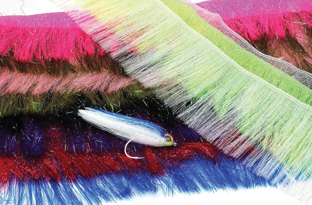 Hareline Dubbin BAITFISH EMULATOR FLASH Fly Tying Material 1 Yard