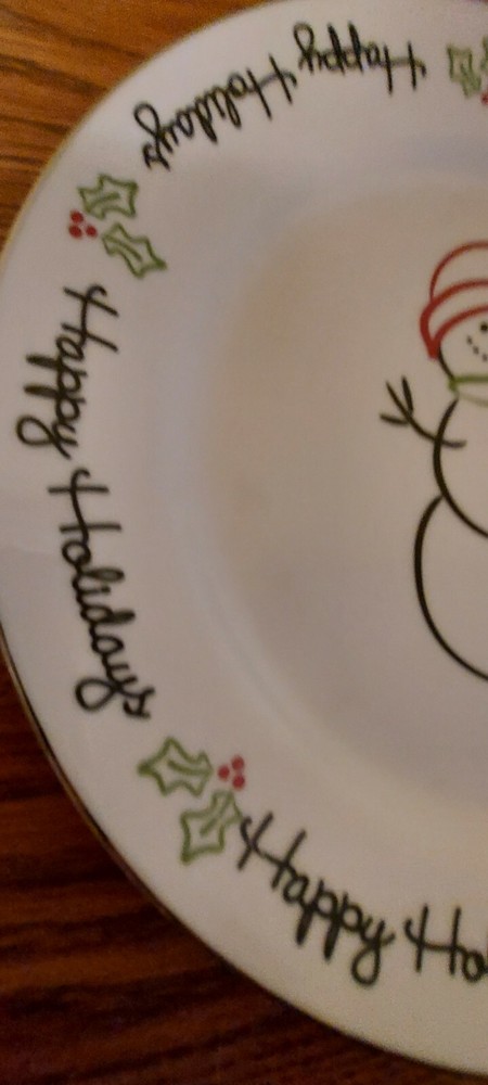 St. Nickolas Square Tis the Season Holiday Plate