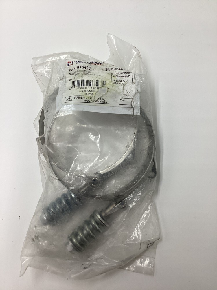 (1 pack of 2) Tectran Hose Clamp Spring Loaded  T-Bolt HTS406