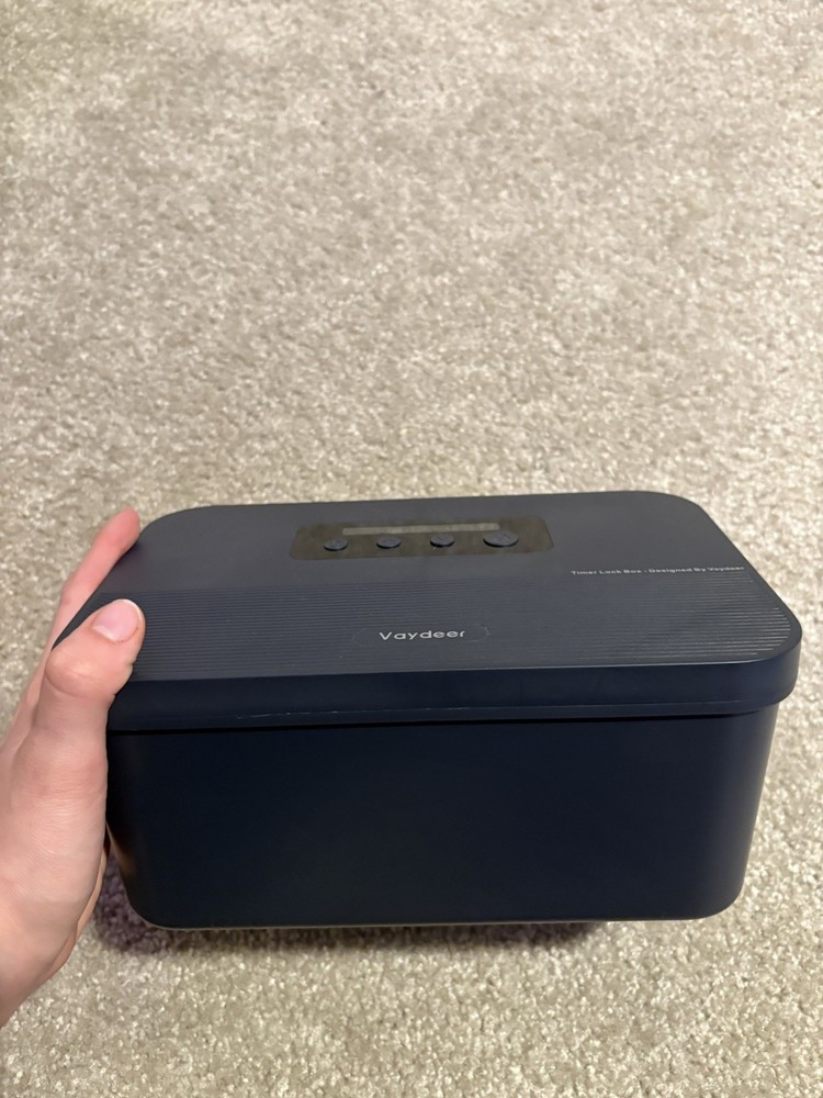 Timed Lock Box Secure Container for Valuables, Cell Phone Snacks with Timer