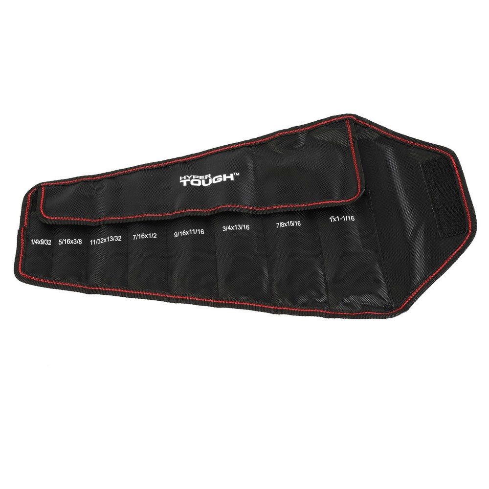 Hyper Tough 8-Piece Thin Wrench Set, SAE with Soft Storage Case