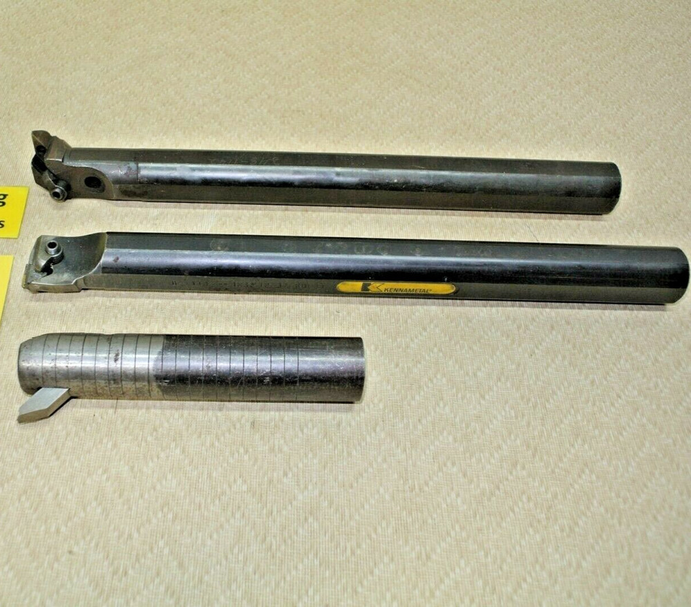 3 pcs.Kennametal Boring Bars - 2 inserted, 1 -HS ?? Size