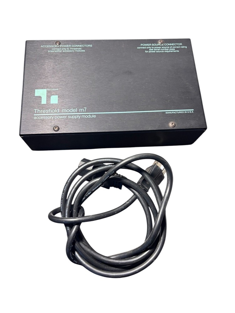 Threshold Model M7 Accessory Power Supply Module Made In USA Tested Works