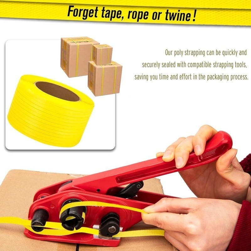 High Strength Polypropylene Strapping Roll 3280ft Heavy Duty Bundling Solution