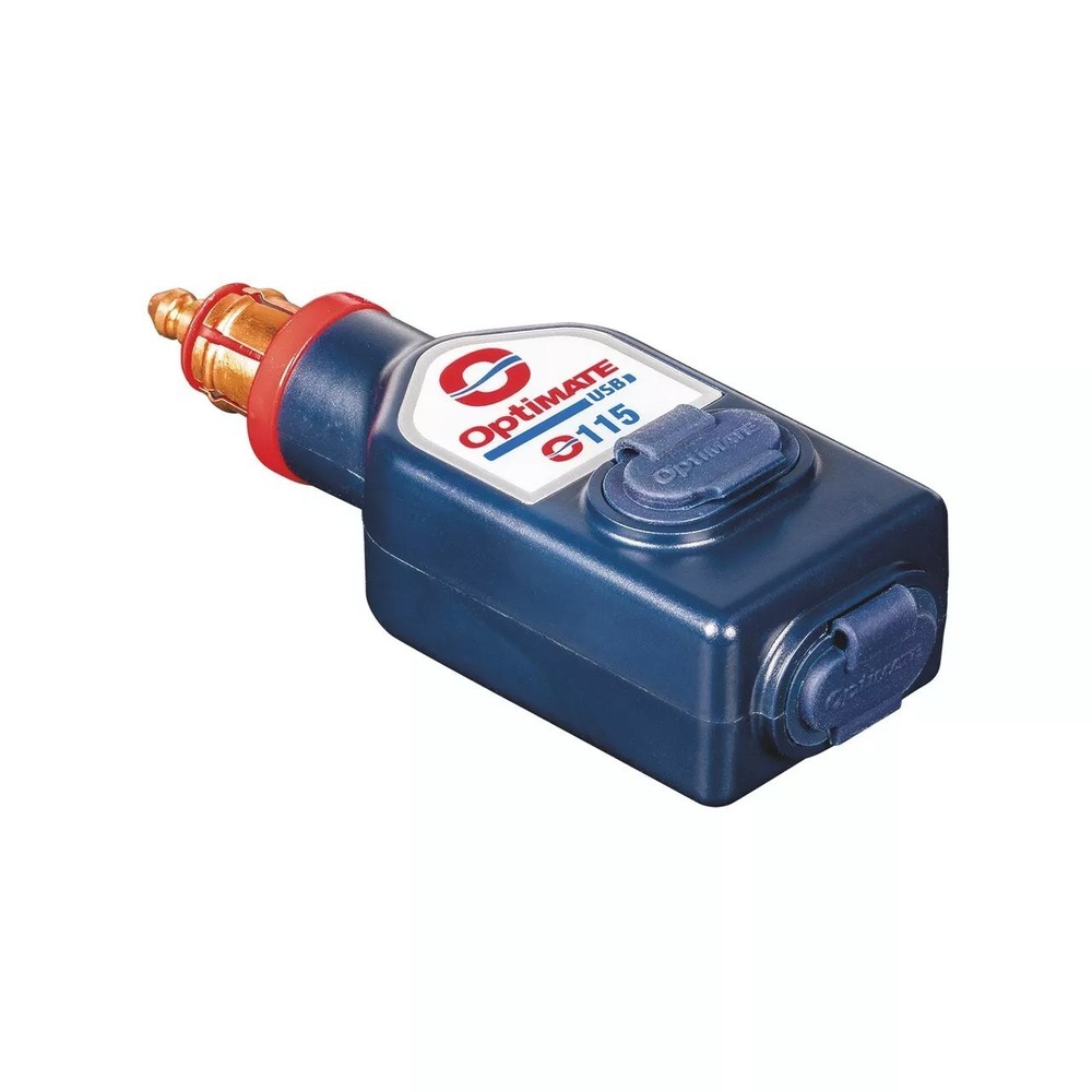 OptiMate O115 Dual USB A DIN Adapter 3300 mA