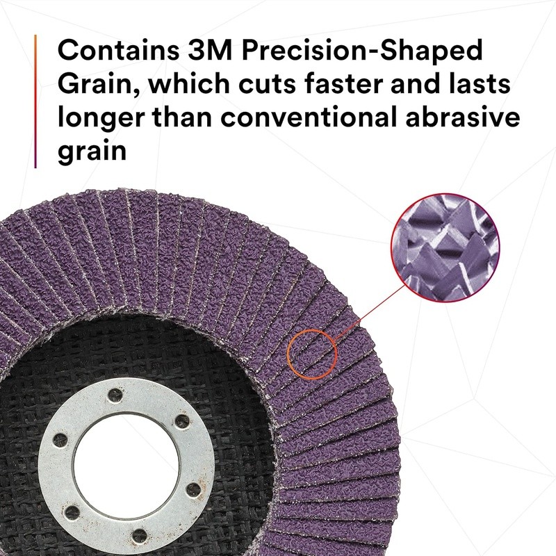 High Performance Flap Disc 4.5in Type 27 Coarse Ceramic Grinding Finishing Tool