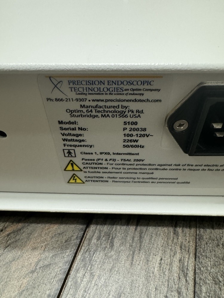 Precision Endoscopic Technologies 5100 Light Source
